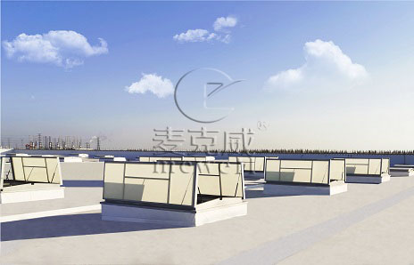 C1ST三角形電動采光排煙天窗(上開式) C1ST三角形電動采光排煙天窗(上開式)